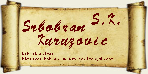 Srbobran Kuruzović vizit kartica